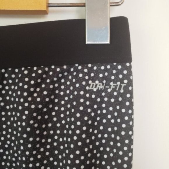 Nike Pro Warm Black Pattern Leggings Tights Gym Yoga Activewear Workout Active - Picture 7 of 11